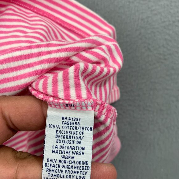 Polo Ralph Lauren Polo Shirt Mens XL Extra Large Striped White Pink Cotton - Picture 8 of 13